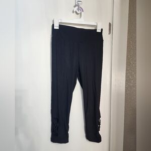 No Boundaries Black Leggings with Side Cutouts Size M